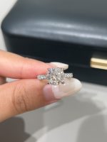 2.58CTW Round Brilliant Lab Grown Diamond Engagement Ring Four Prong