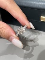 2.58CTW Round Brilliant Lab Grown Diamond Engagement Ring Four Prong