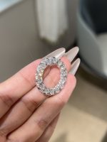 Women's Wedding Band in 18K White Gold With a Full Circle Of Lab Grown Diamonds