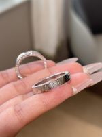 Full Circle  Lab Grown Diamond Wedding Band Ring in 18K White Gold