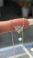 1CT Heart Cut Lab Grown Diamond Solitaire Pendant in 18K White Glod