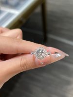 2CTW Round Brilliant Lab Grown Diamond Engagement Ring