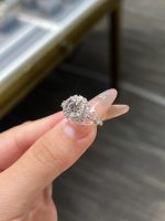 2CTW Round Brilliant Lab Grown Diamond Engagement Ring