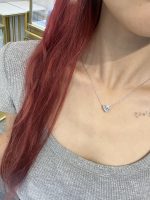 1CT Heart Cut Lab Grown Diamond Solitaire Pendant in 18K White Glod