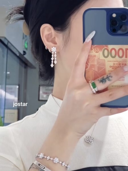 Forget-Me-Not Lab Grown Diamond Earrings