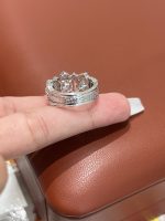 1CTW Round Brilliant Three Stone Lab Grown Diamond Engagement Ring