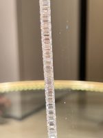 26CTW Emerald Cut Lab Grown Diamond Tennis Bracelet In 18K White Gold